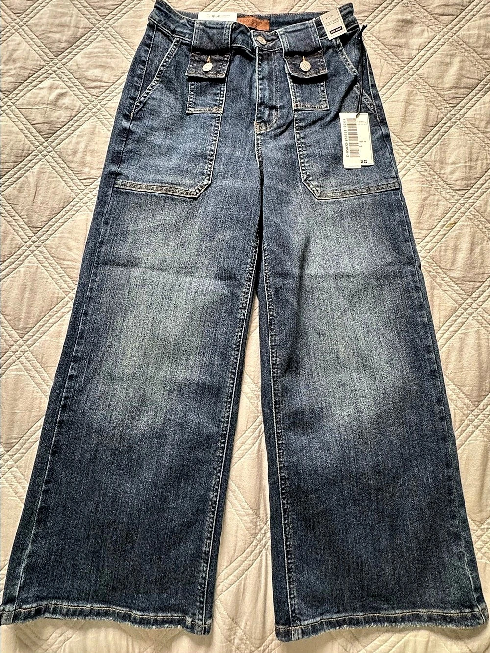 Judy Blue Wide Crop Denim